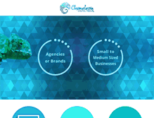 Tablet Screenshot of chameleondigitalmedia.com